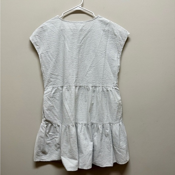 2/$15 Time and Tru - Textured Light Blue & White Striped Dress - Picture 7 of 7